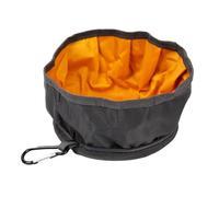 DINHEAROM Portable Waterproof Foldable Pet Bowl for Dogs and Cats Made of Food-grade Nylon Fabric, Leak-proof Design for Feeding on The Trails Or at Home Random Color