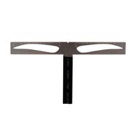 DINHEAROM Professional Eyebrow Stencil Ruler Kit Metal Three-point Balance Positioning Tool for Accurate Brow Measurement Easy to Carry for Makeup at Home Use