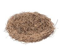 DINHEAROM Rattan Bird Nest Decorative Ornament with Photo Prop Function, Handmade Natural Rattan Material, for Christmas Party and Party Decor, Unique Style for Garden Or Home Display
