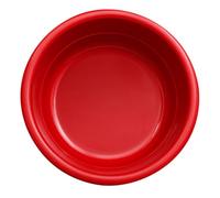 DINHEAROM Red Washbasin Plastic Washing Basin for Bathroom Salon Use Thickened Washbowl for Home Wedding Shower