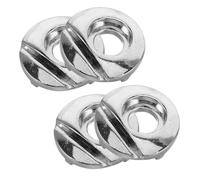 DINHEAROM Replacement Inline Skate Cuff Screws for Speed Skating Shoes, Silver Aluminium Alloy Mushroom Shaped Bolts, Wear-resistant and Easy Installation for DIY Skate Maintenance