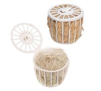 DINHEAROM Reusable Bird Nesting Material 2 Pack Soft Fibers for Parrots and Cockatiels for Wild Bird Nests