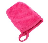 DINHEAROM Reusable Microfiber Makeup Remover Cloth Pink Water-activated Face Exfoliator Tool for Dry Skin Removers Deep Cleansing Face Scrubber Gloves for Quick and Simple Makeup Removal