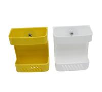 DINHEAROM Safe and Practical Plastic Bird Cage Food Holder for Pet Birds Hanging Parrot Feeder Feeding and Foraging