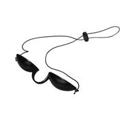 DINHEAROM Safety Eye Patch Black Ergonomic UV Protection for Cosmetic Use LED Therapy Light Eye Shield for Daily Wear and Ipl Treatments