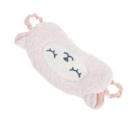 DINHEAROM Sheep Shaped Sleep Mask with Elastic Strap for Home and Travel Breathable Comfort Total Darkness Experience Lightweight and Portable Secure Fit for Deep Sleep