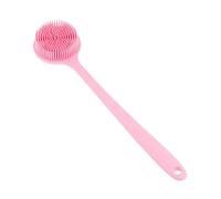 DINHEAROM Silicone Body Scrubber with Long Handle Gentle Exfoliating Bath Brush for Shower Back Massage Ergonomic Design Safe for Sensitive Skin for Relaxation and Skin Health