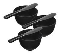DINHEAROM Silicone Facial Mask Mixing Bowl Stirring Rod DIY Mud Mask Applicator Tools for Homemade Skincare Routine