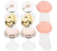 DINHEAROM Silicone Toe Separators Nail Polish Toe Spacers 8 Pcs for Pedicure and Manicure Small Flexible Dividers Soft and Comfortable Will Not Hurt Your Feet for DIY Nails