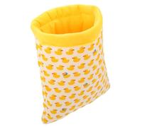 DINHEAROM Sugar Glider Warm Cotton Bed for Hamsters Guinea Pigs and Small Pets Cozy Nest with Fluff Material Winter Hideout for Hedgehogs and Chinchillas