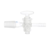 DINHEAROM T-Piston Connector for Laboratory Use, Synthetic Material with Well-Polished Finish and Free of Rough Edges, for Education and Life Science Applications