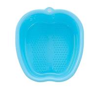 DINHEAROM Thickened Blue Foot Bathing Bucket with Massage Base 1-pc Foot Soak Basin and Relaxation and Pedicure Use