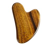 DINHEAROM Tiger's Eye Gua Sha Scraping Plate for Relief Dolphin-Shaped Massage Board with Smooth Edges Practical Facial Body Therapy Tool for Chiropractors and Massage Therapists
