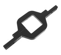 DINHEAROM Tow Hitch Mounting Bracket for Dual LED Search Lights Reverse Lights Easy Install Fit Black Finish for Off-Road Trucks Trailers