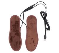 DINHEAROM USB Rechargeable Heated Insoles Washable Waterproof Shoe Pads with Far Infrared Warmth Size 39-40 Safe Low Voltage Winter Shoe Inserts for Men and Women