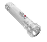DINHEAROM Vintage Metal Small Flashlight Portable Old-Fashioned Handheld Torch for Outdoor Camping Hiking - Lightweight Nostalgic Flashlight Without Battery