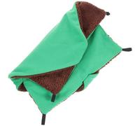 DINHEAROM Warm and Cozy Polar Fleece and Knitted Wool Fabric for Hamster Cage Hammock Bed Hanging Small Pets Suitable for Guinea Pigs and Rats Indoor Use