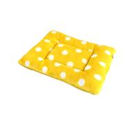 DINHEAROM Warm Small Animal Fleece Bed Mat for Guinea Pig and Squirrel with Machine Washable Soft Cushion, Lightweight and Comfortable Winter Nest for Small Pets Color