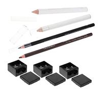 DINHEAROM Waterproof Eyebrow Pencil and Concealer Pencil Set 3pcs Hard Core, Smudge-proof Makeup Tool for Women, Sweat-resistant Brow Concealing for Daily Wear