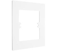 DINHEAROM White Plastic Light Cover Wall Plate Suitable for Home and Commercial Use with Simple Design Resistant to Oil and Convenient Replacement and Fine for Decorative Wall Devices