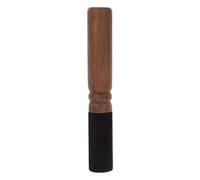 DINHEAROM Wooden Tibetan Singing Bowl Mallet for Meditation and Yoga Training, Handmade Brown Sound Bowl Stick with Soft Pu Head, Delicate Design Suitable for Praying and Peace of Mind
