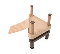 DINHEAROM Wooden Turtle Platform for Aquarium Tank Decoration with Easy Climbing Ladder, Floating Basking Platform Suitable for Tortoises and Frogs as Rest Stand in Turtle Tank
