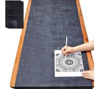 Dinifee 5 Sheets Large Carbon Paper for Tracing 20.3 x 78.7 Inch Graphite Transfer Paper Waxed Carbon Transfer Paper for Wood, Paper, Canvas, Woodworking Patterns, Fabric, Sketch Drawing, Black
