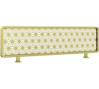 Dining Area Dividers, Iron Art Hollow-Out Decorative Partitions for Semi-Privacy in Restaurants, Countertop Low Fence for Stylish Restaurant Privacy
