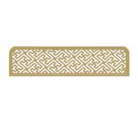 Dining Area Dividers, Restaurant Countertop Partitions, Iron Art Decorative Separators for Office, Bar, Hotel - Panel Table Divider (15.75x59.06in/40x150CM)