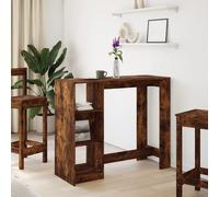 Dining Bar Coffee Kitchen Island Table Open Storage Compartments Living Room