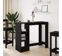 Dining Bar Coffee Kitchen Island Table Open Storage Compartments Living Room