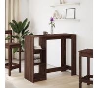 Dining Bar Coffee Kitchen Island Table Open Storage Compartments Living Room
