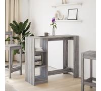 Dining Bar Coffee Kitchen Island Table Open Storage Compartments Living Room