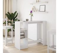 Dining Bar Coffee Kitchen Island Table Open Storage Compartments Living Room