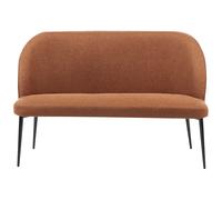 Beliani 2 Seater Kitchen Sofa Brown Osby, Brown