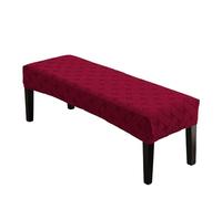 Dining Bench Covers Stretch Jacquard Rectangular Protector for Living Room, Bedroom, Kitchen - Durable Seat Cover, Easy to Clean, Stylish Home Decor