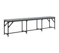Dining Bench Hallway Bench Dining Room Bench Seat Steel and Fabric vidaXL