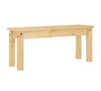 vidaXL Dining Bench Hallway Dining Room Seat Kitchen Bench Solid Wood Pine