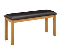 Dining Bench Solid Oak Wood Modern Kitchen Seating Indoor Rectangular vidaXL