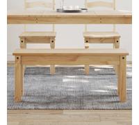 vidaXL Dining Bench Hallway Dining Room Seat Kitchen Bench Solid Wood Pine