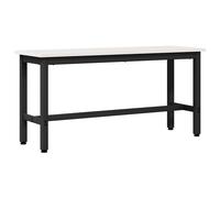vidaXL Dining Bench White 100 x 32.5 x 49 cm Solid pine wood