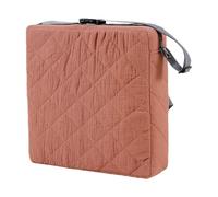 Dining Boosting Mat Comfortable Cotton Portable Chair Height Increase Pad with Adjustable Strap for Travel Home Detachable