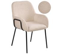 Dining Chair ALGONA Boucle Light Beige