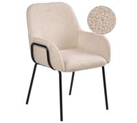 Dining Chair ALGONA Boucle Light Beige