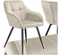 Dining Chair Armchair Table Desk Chairs Living Room Velvet Look Quilted Kitchen