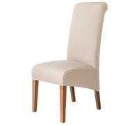 Dining Chair Covers, Stretch Chair Seat Slipcover, Removable Washable High Back Chairs Protector for Hotel, Kitchen, Room, Restaurant, Banquet, Home (Color : Style 12, Size : 6)