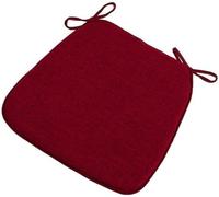 Dining Chair Cushions, Memory Foam Kitchen Chair Cushions With Straps And Washable Removable Cover For Office s,Red,6 Pieces