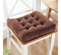Dining Chair Indoor Chair Cushions, Soft Velvet Square Kitchen Chair Cushions,J,40x40x8cm(2Pack)
