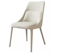 Dining Chair, Modern Dining Chair with Armless Solid Backrest, Suitable for Luxury Homes, Restaurants and Hotels, Carbon Steel Leisure Upholstered Dining Chairs, Kitchen Counter Chairs, Leisure Chairs