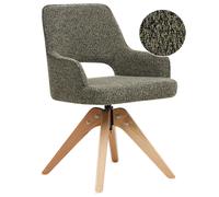 Dining Chair MORAVIA Boucle Green